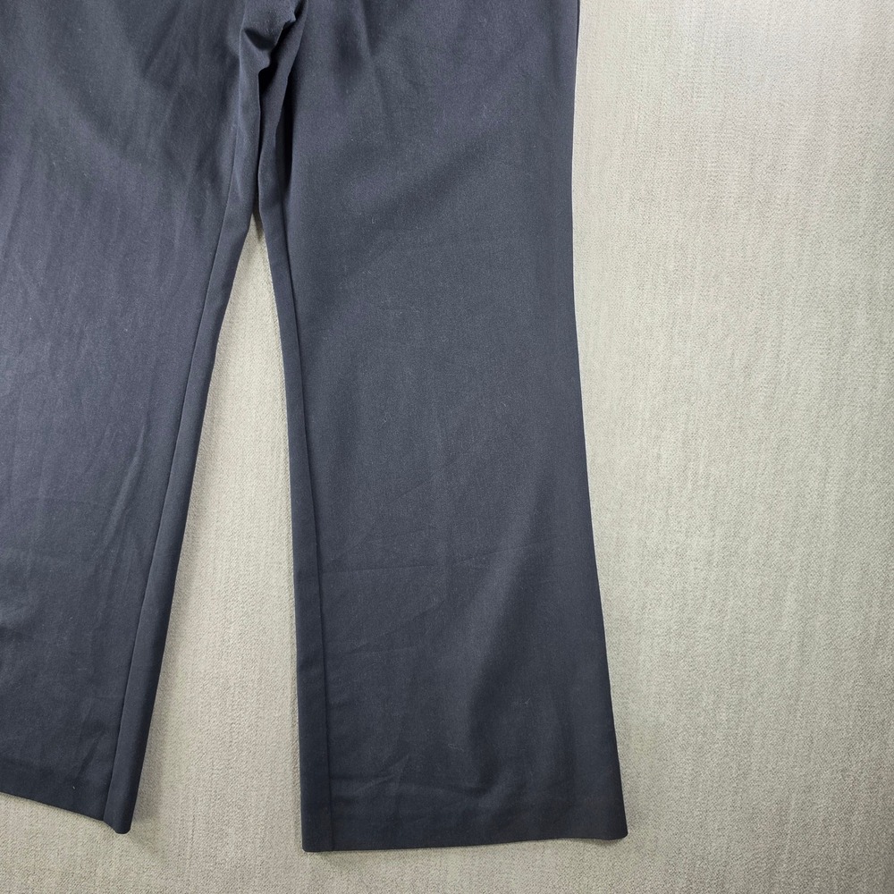 Calvin Klein Dress Pants Women 16 Black Wide Leg Stretch Professional Office - Picture 12 of 16